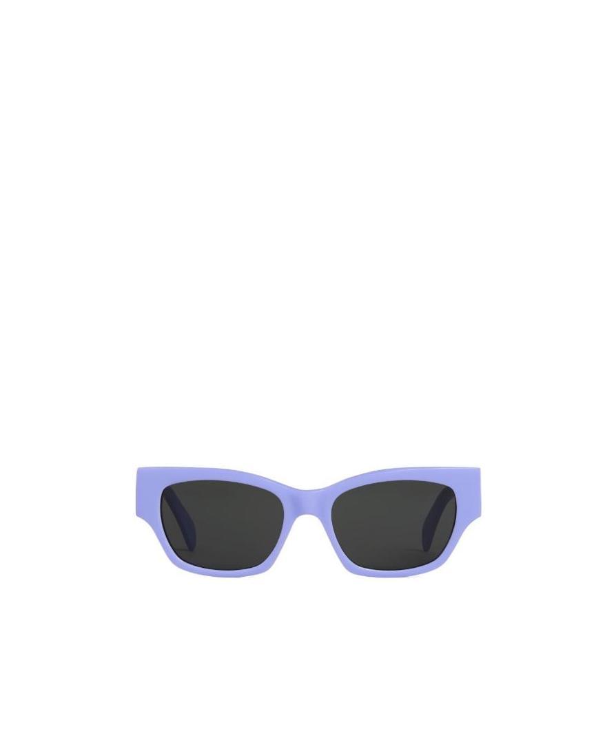Celine Rectangular-frame Sunglasses In Purple