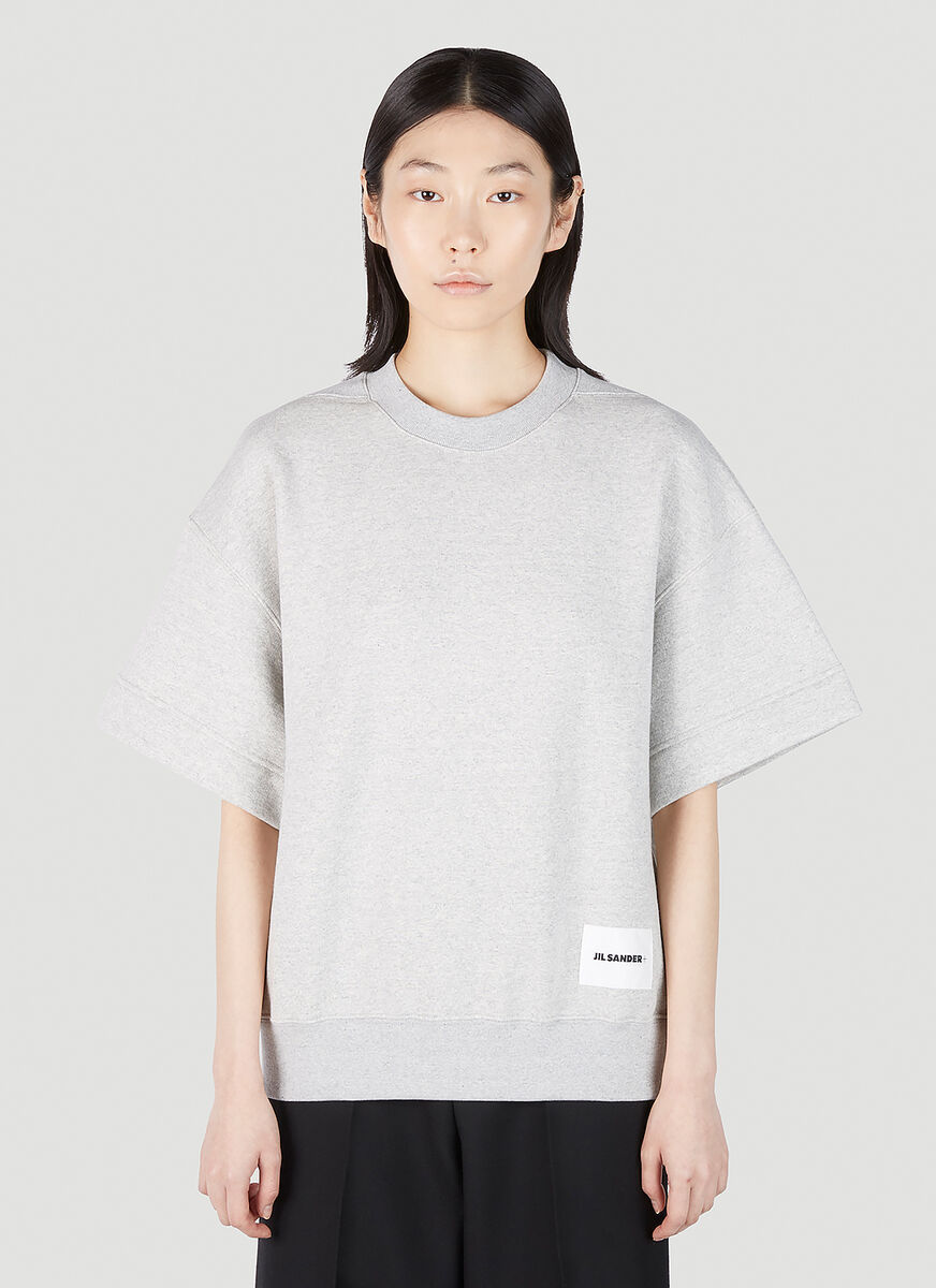 Jil Sander Logo-patch Short-sleeved T-shirt In White