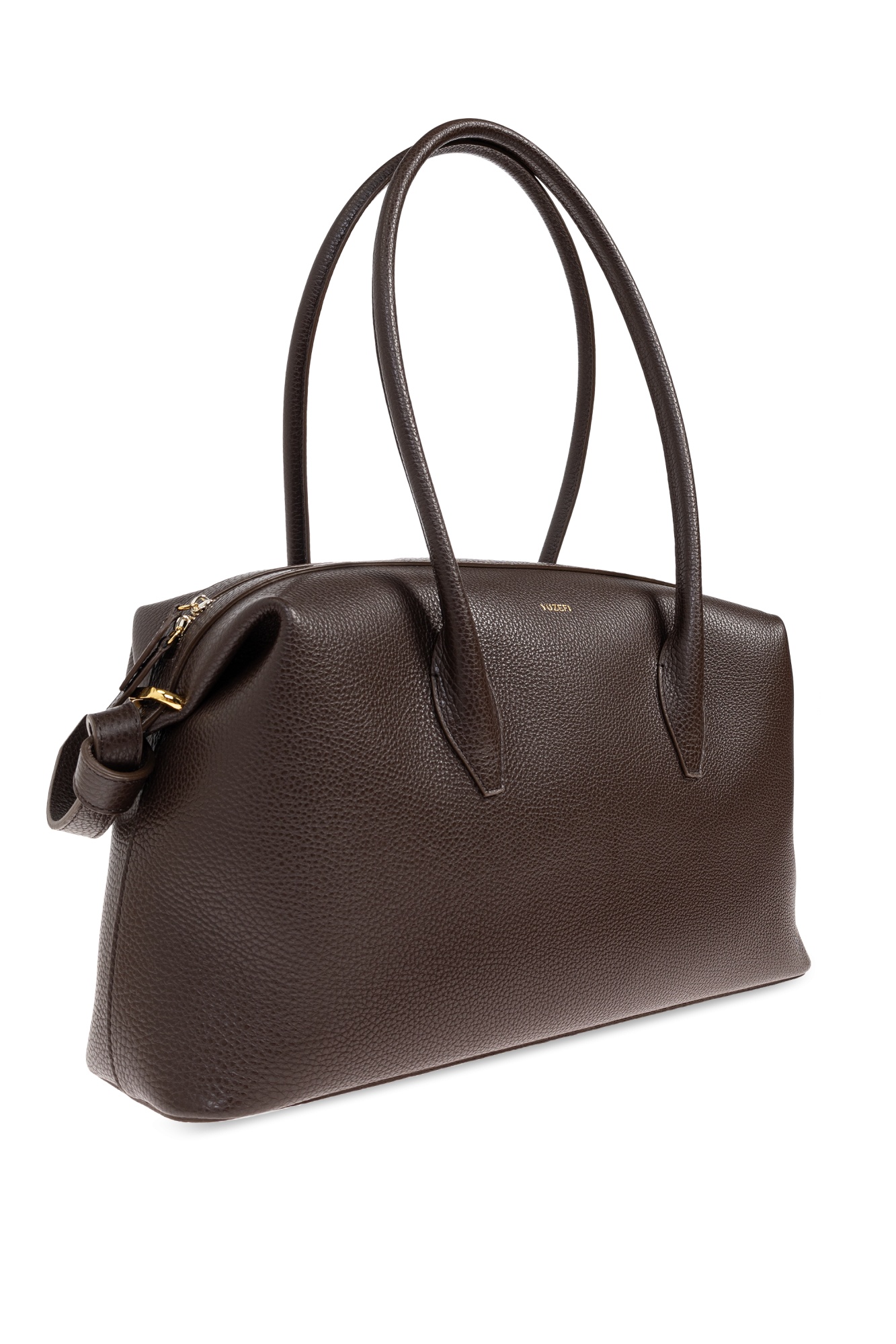 Yuzefi Zipper Shoulder Bag In Black