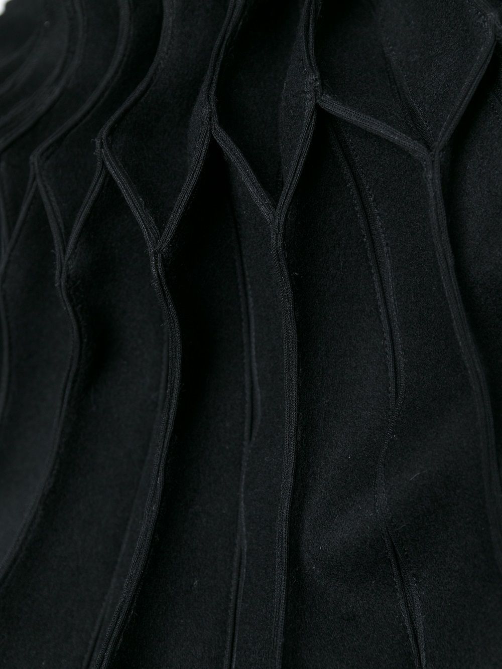 Junya Watanabe Pleated Casual Jacket In Black