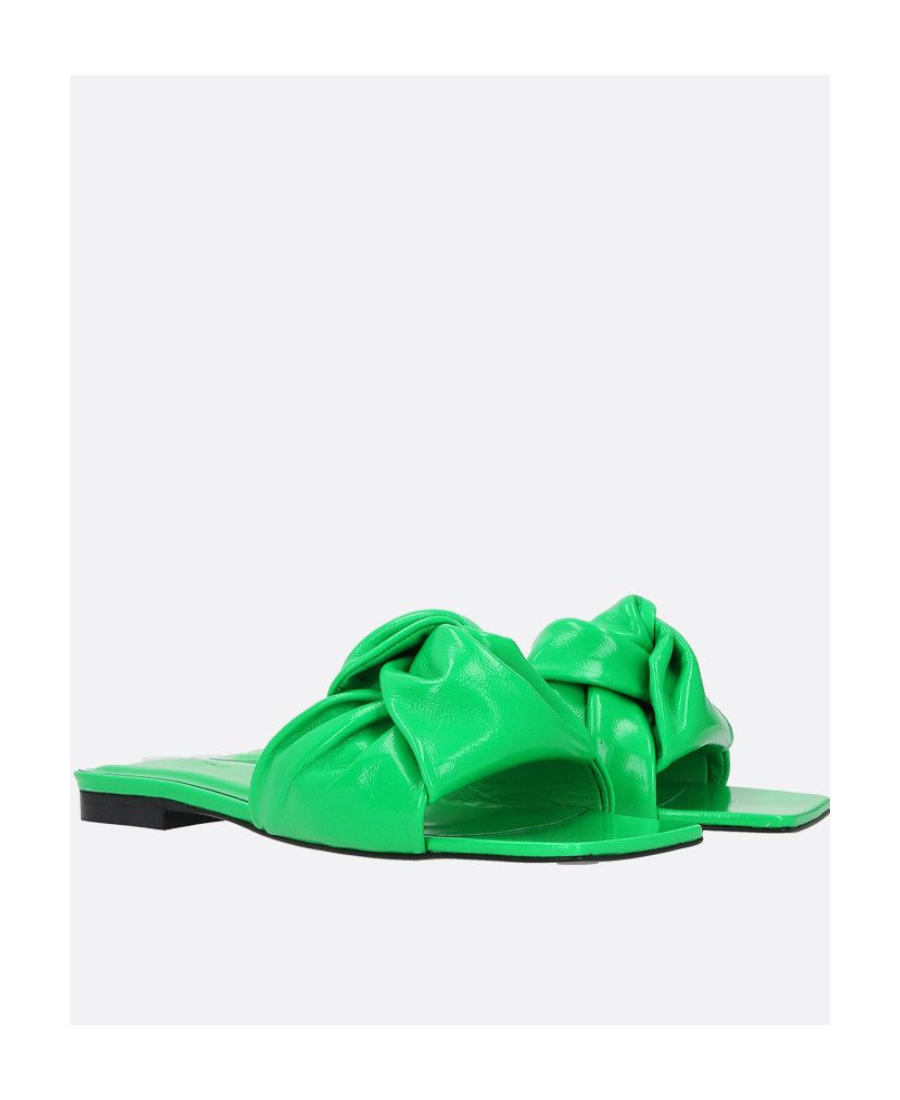 By Far Lima Open-toe Sandals In Green