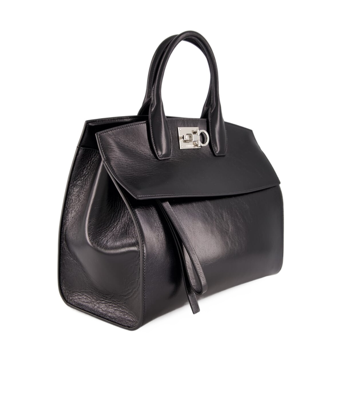 Ferragamo Small Studio Shoulder Bag In Black
