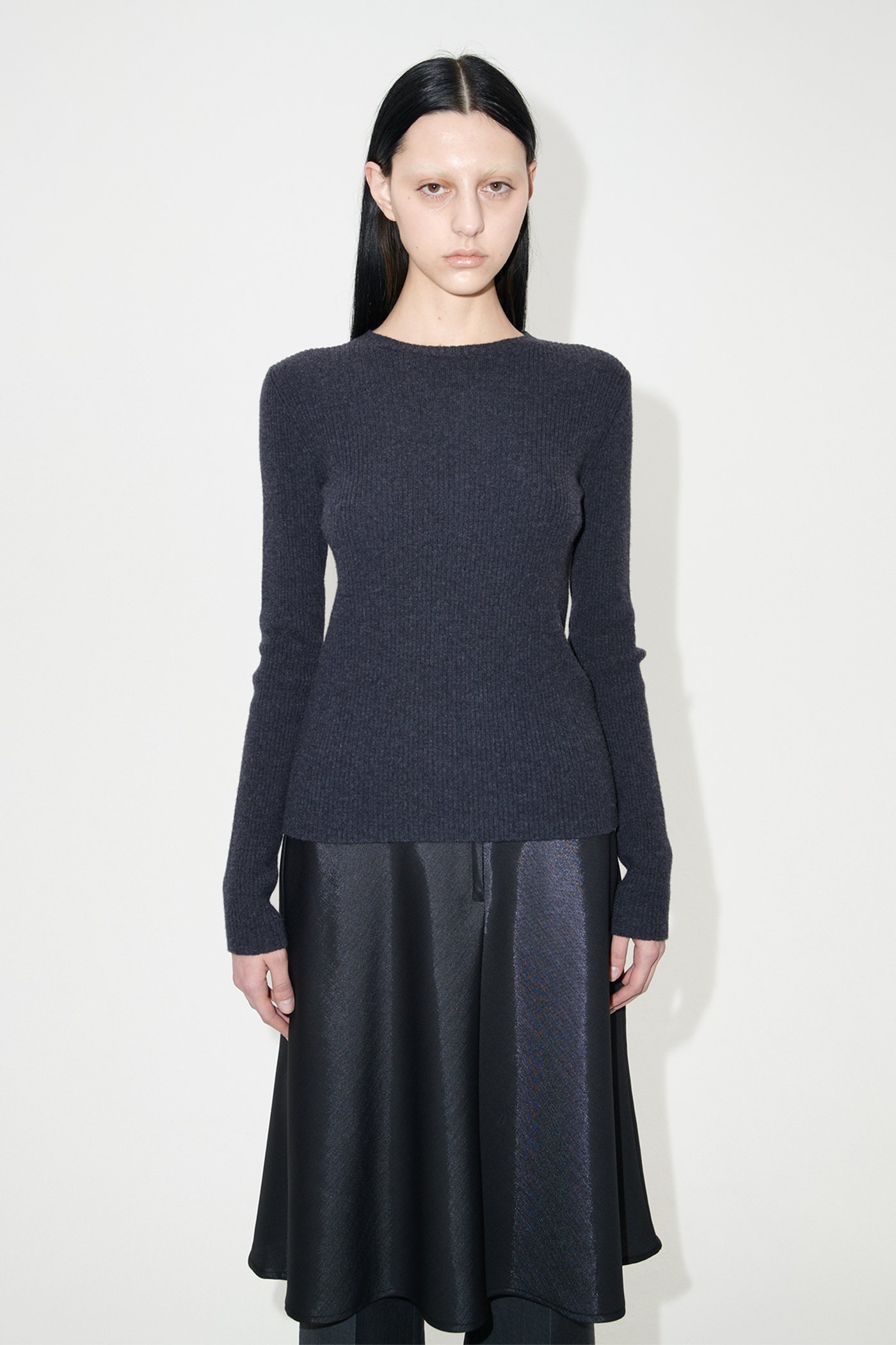 Shop Our Legacy Long-sleeved Wool Sweater In Black
