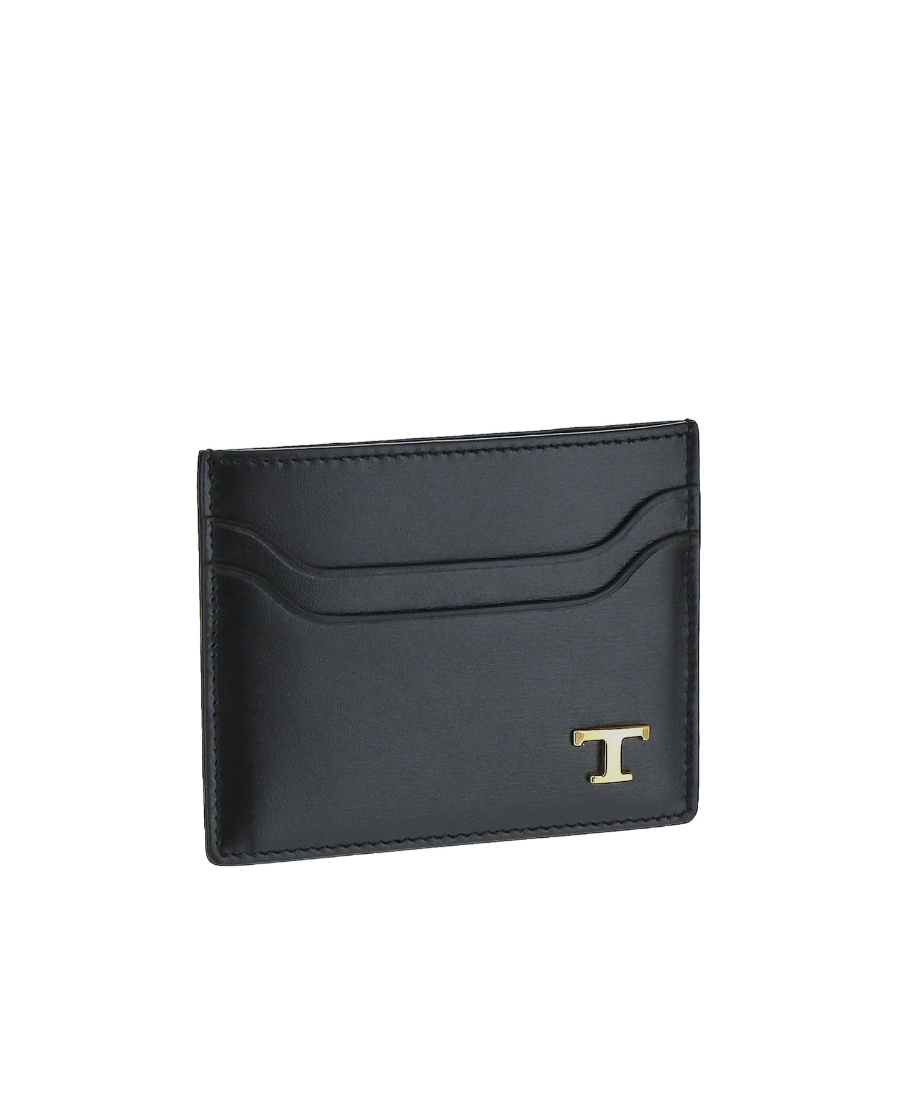TOD'S TOD'S LOGO PLAQUE CARD HOLDER