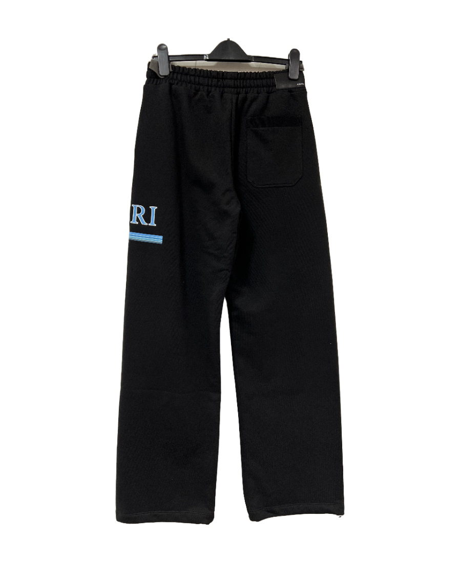 Amiri Ma Bar Cotton Track Pants In Black