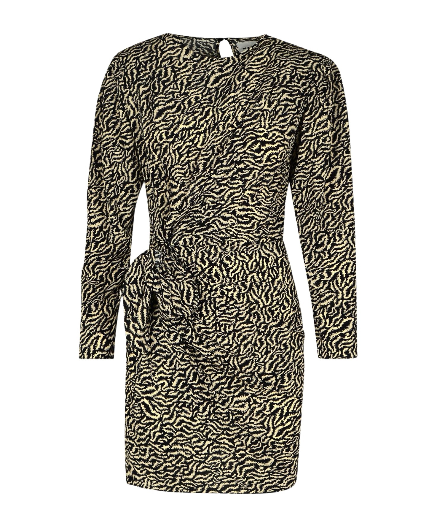 Isabel Marant Étoile Dulce Beige Viscose Dress In Black