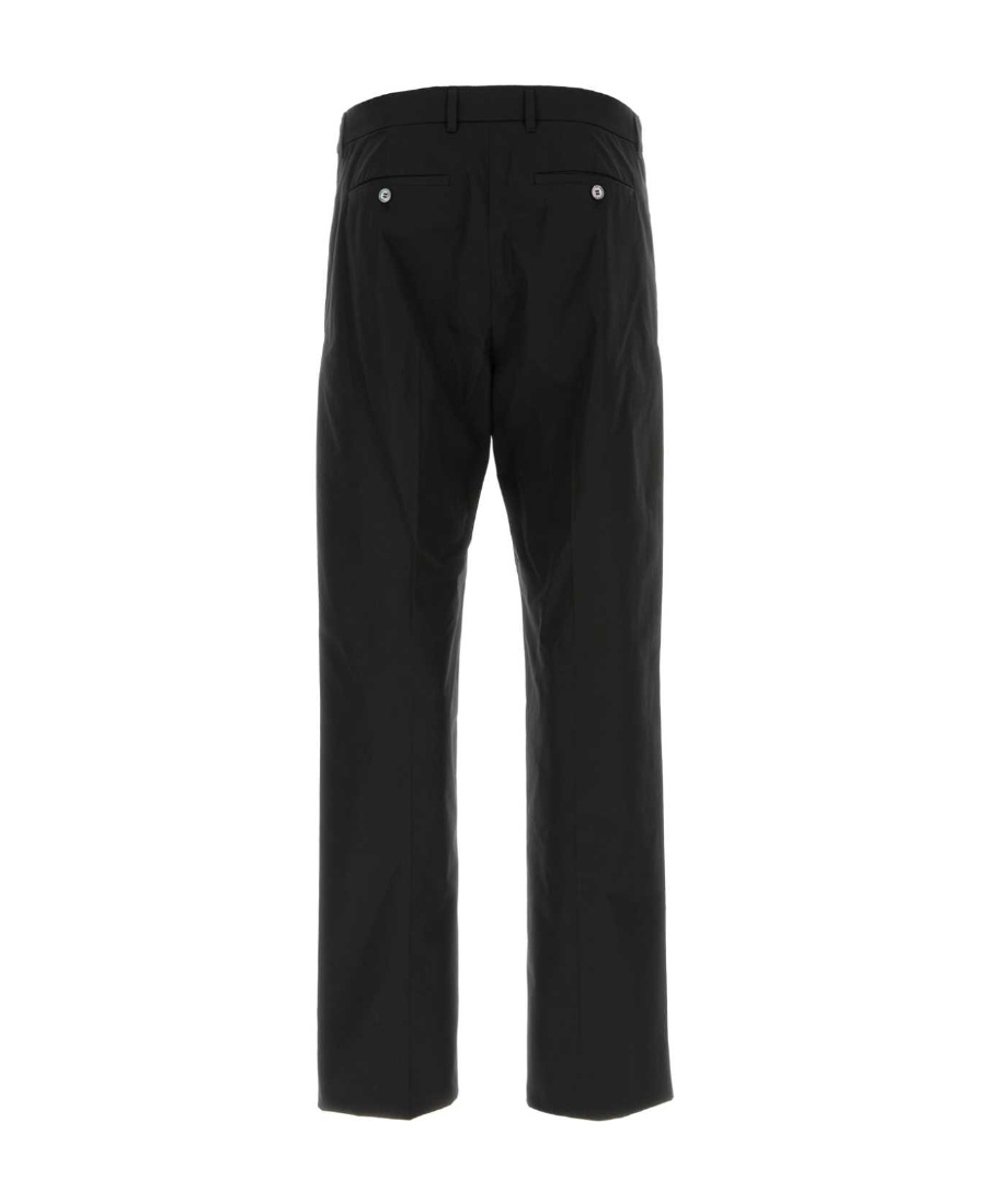 Alexander Mcqueen Straight-leg Trousers In Black