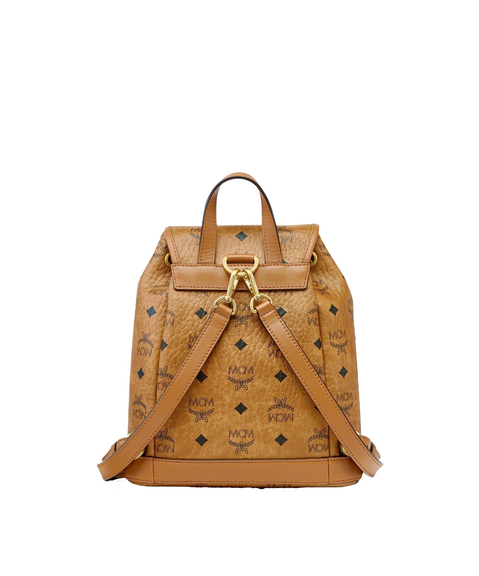 Mcm Mini Aren Drawstring Backpack In Brown