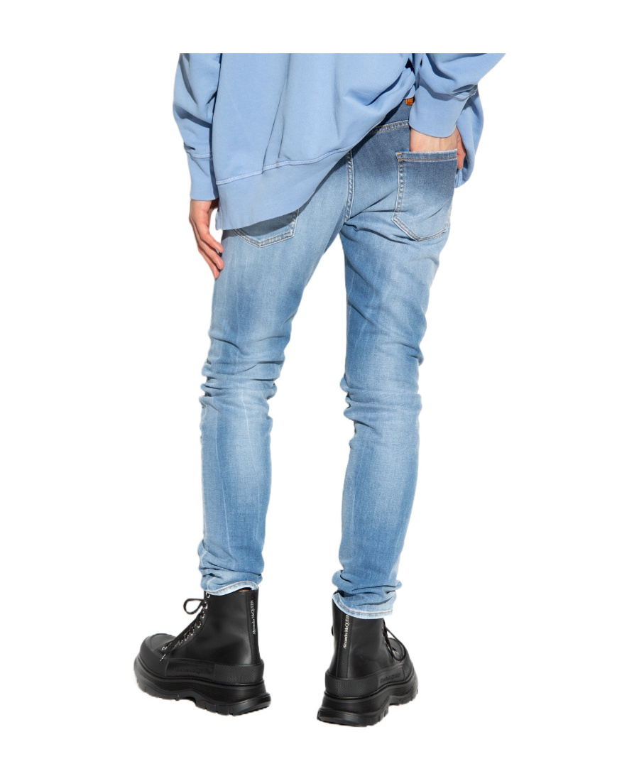 DSQUARED2 DSQUARED2 PAINT SPLATTER EFFECT STRAIGHT-LEG JEANS