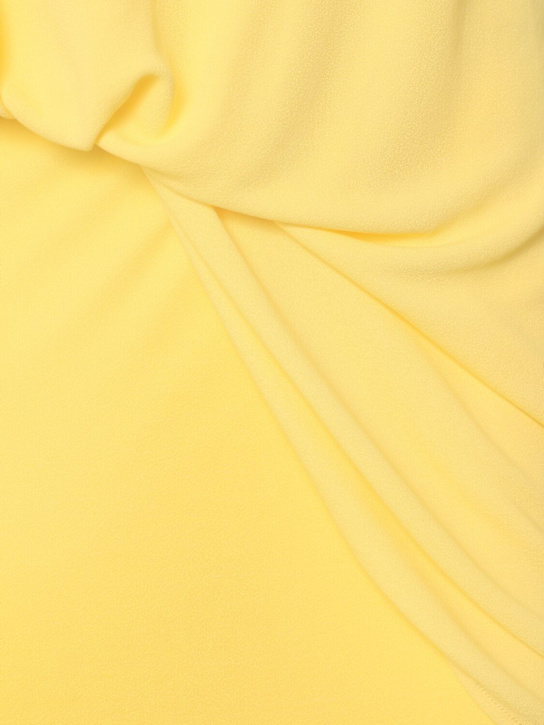 Jacquemus Draped Maxi Dress With Side Slit