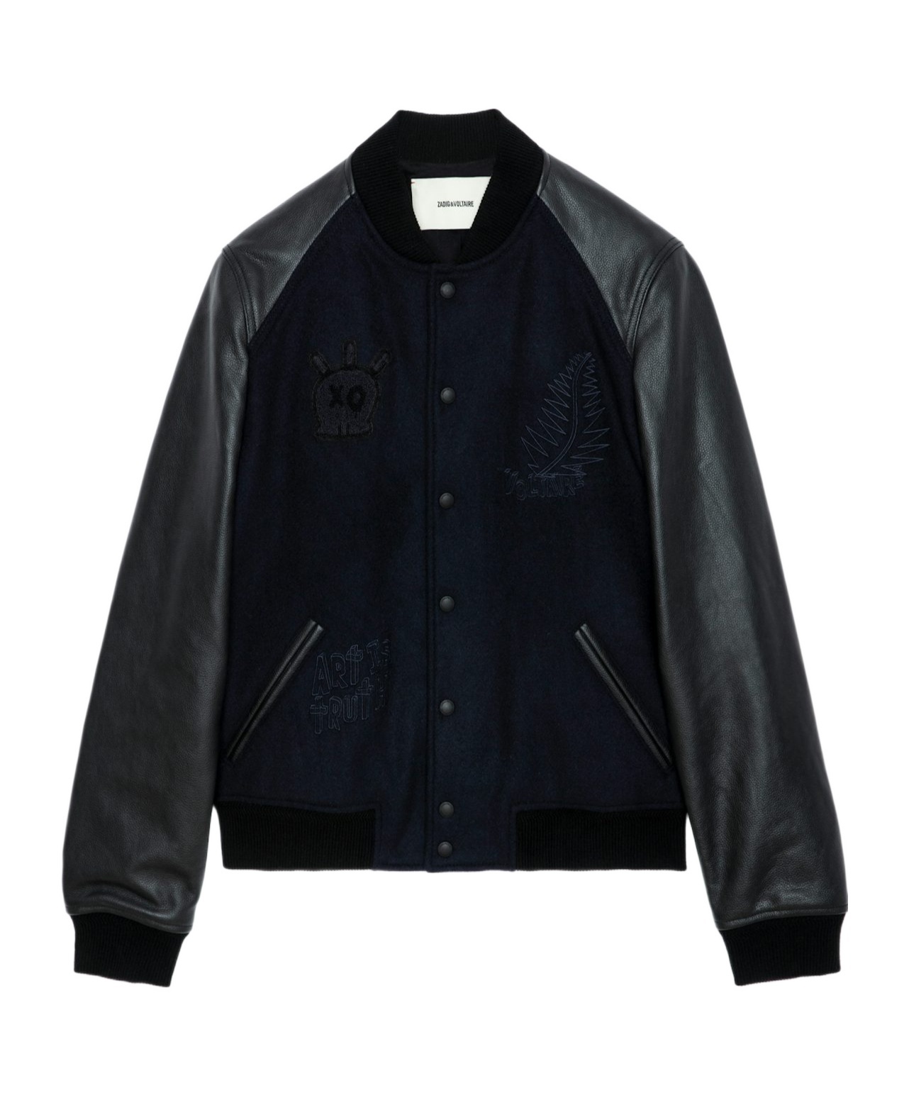 Zadig & Voltaire Birdieh Wool Bomber Jacket