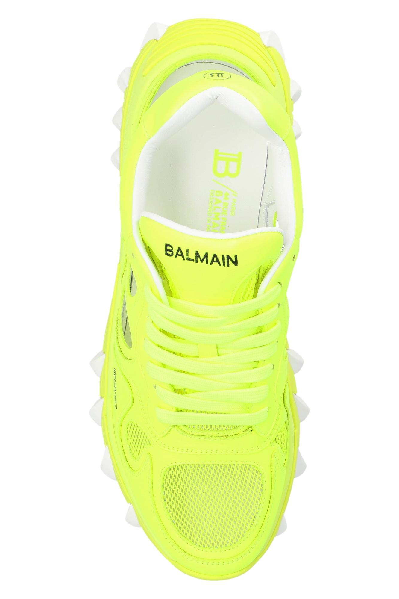Balmain Yellow B-east Sneakers In Yellow
