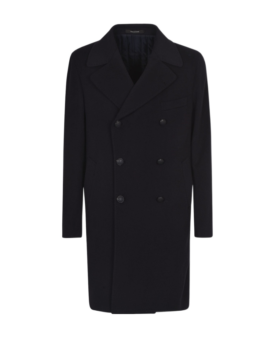 Tagliatore Arden Double-breasted Coat In Black