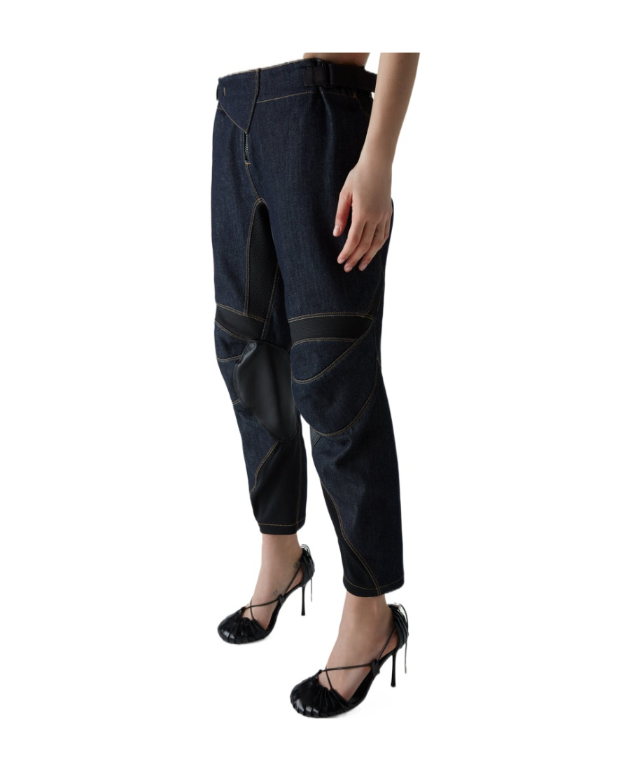 Coperni Middle Waist Denim Trousers In Black
