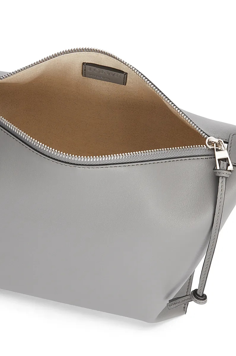 Loewe Cubi Small Shoulder Bag In Gray