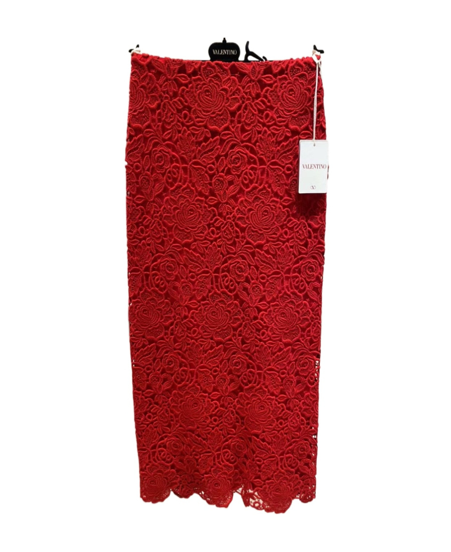 Valentino Maxirock In A-linie In Red
