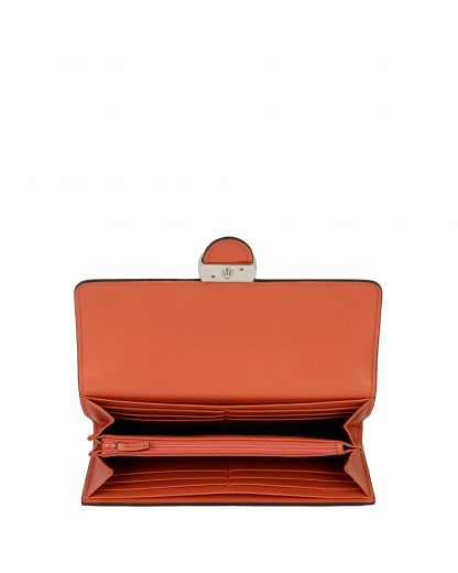 Gucci Long Double-folded Wallet In Red