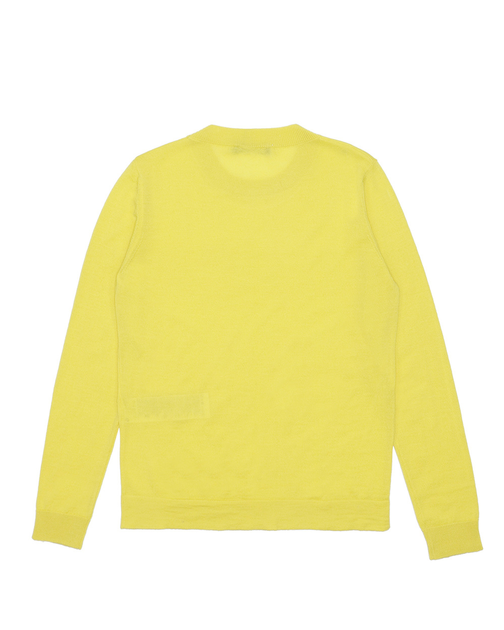 Weekend Max Mara Round-neck Long-sleeved Sweater In Yellow