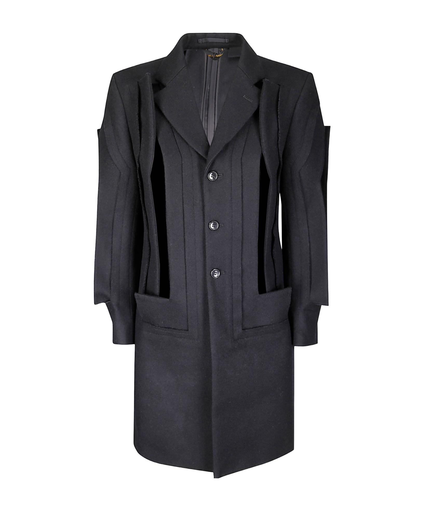 Comme Des Garçons Single-breasted Jacket In Gray