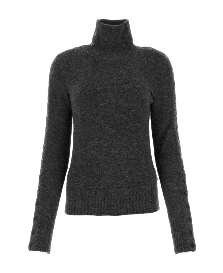 Isabel Marant Women's Anthracite Nylon Blend Malo Sweater In Black