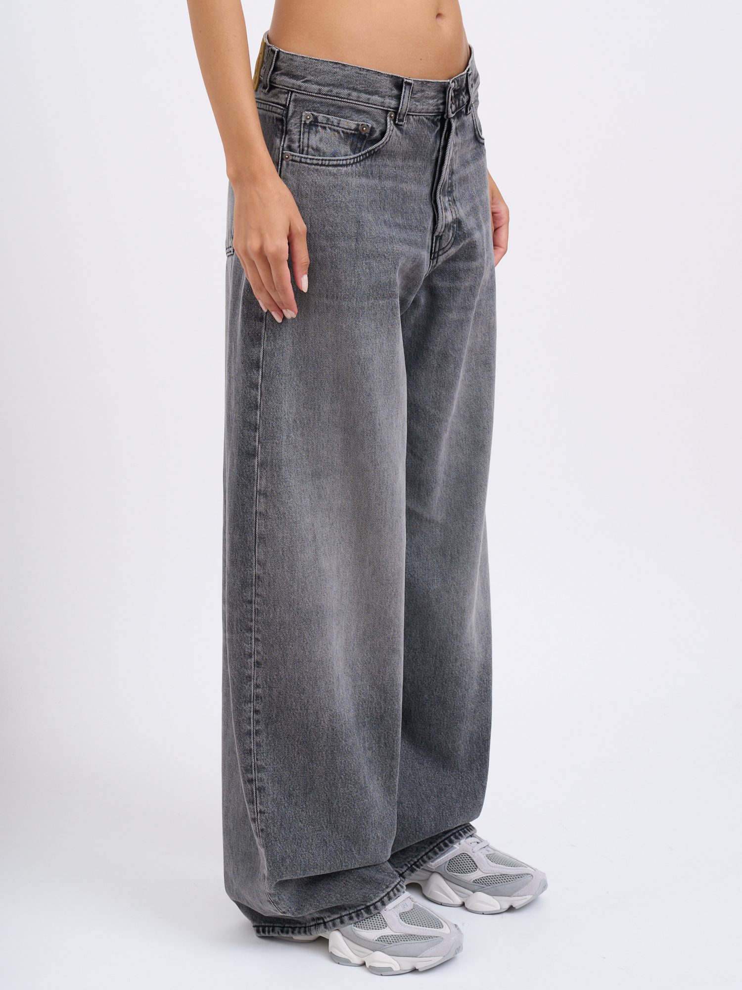 Haikure Wide-leg Jeans In Animal Print