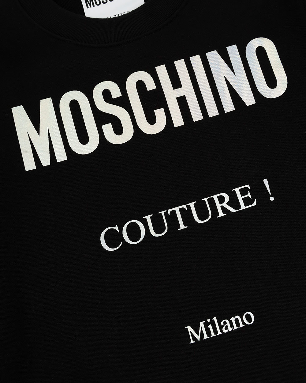 MOSCHINO LOGO PRINTED SWEATER