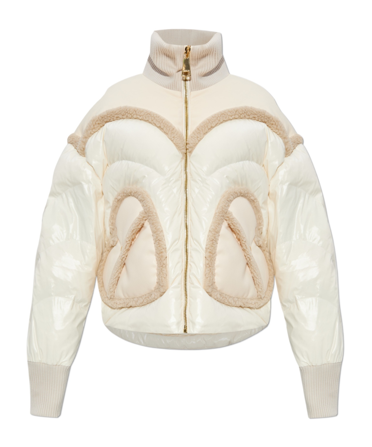 Khrisjoy Ivory Nylon Corazon Down Jacket In White