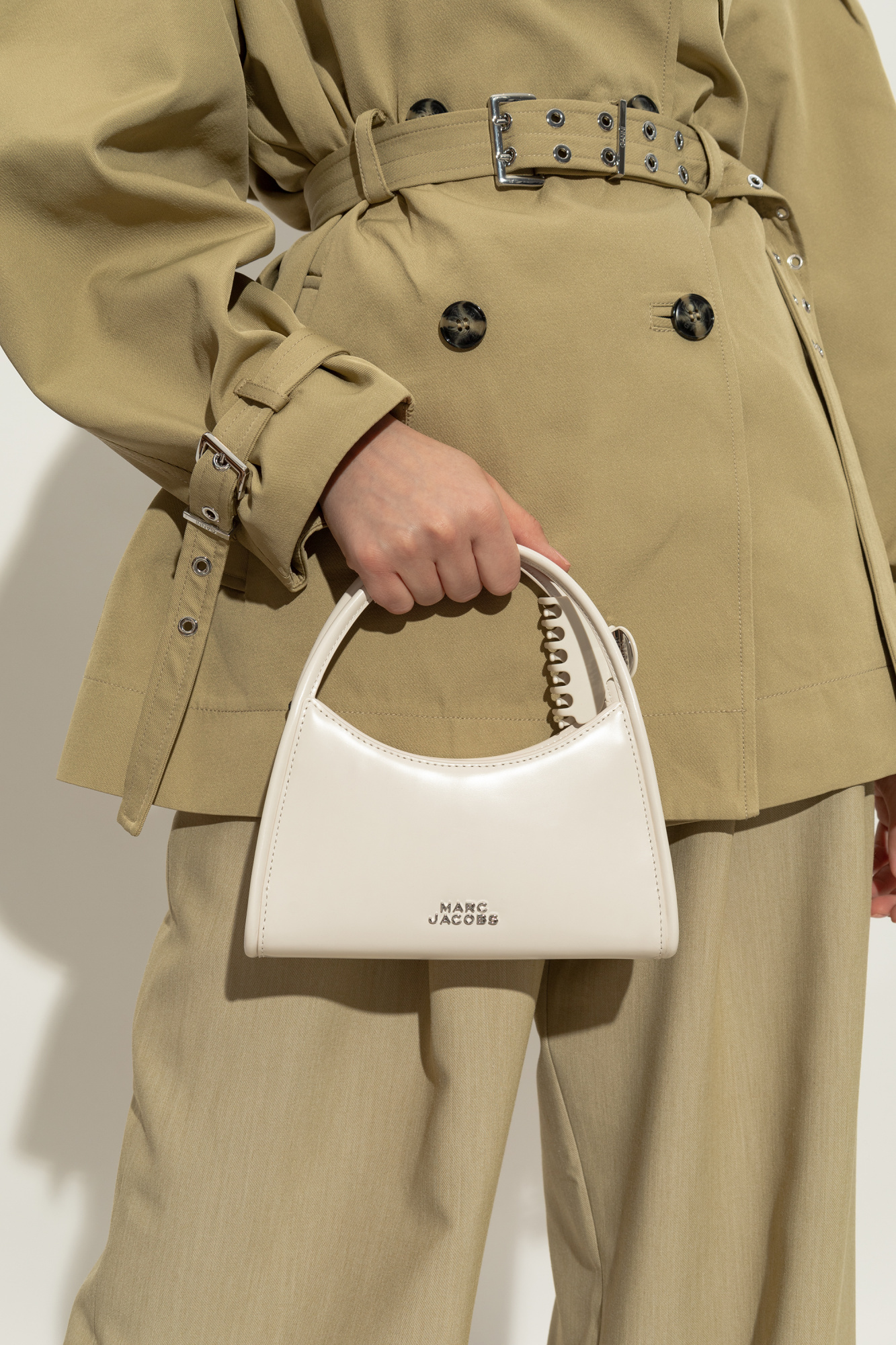 Marc Jacobs Glam Claw Clip Leather Crossbody Bag