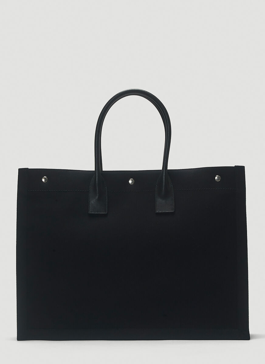 Saint Laurent Noe Rive Gauche Tote In Black