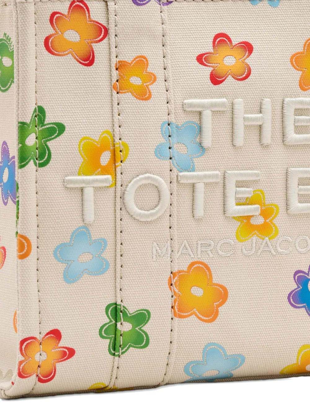 Marc Jacobs The Wild Daisy Small Tote Bag In White