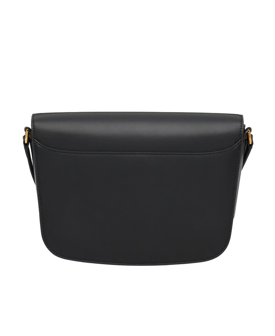 FERRAGAMO GANCINI LEATHER SHOULDER BAG