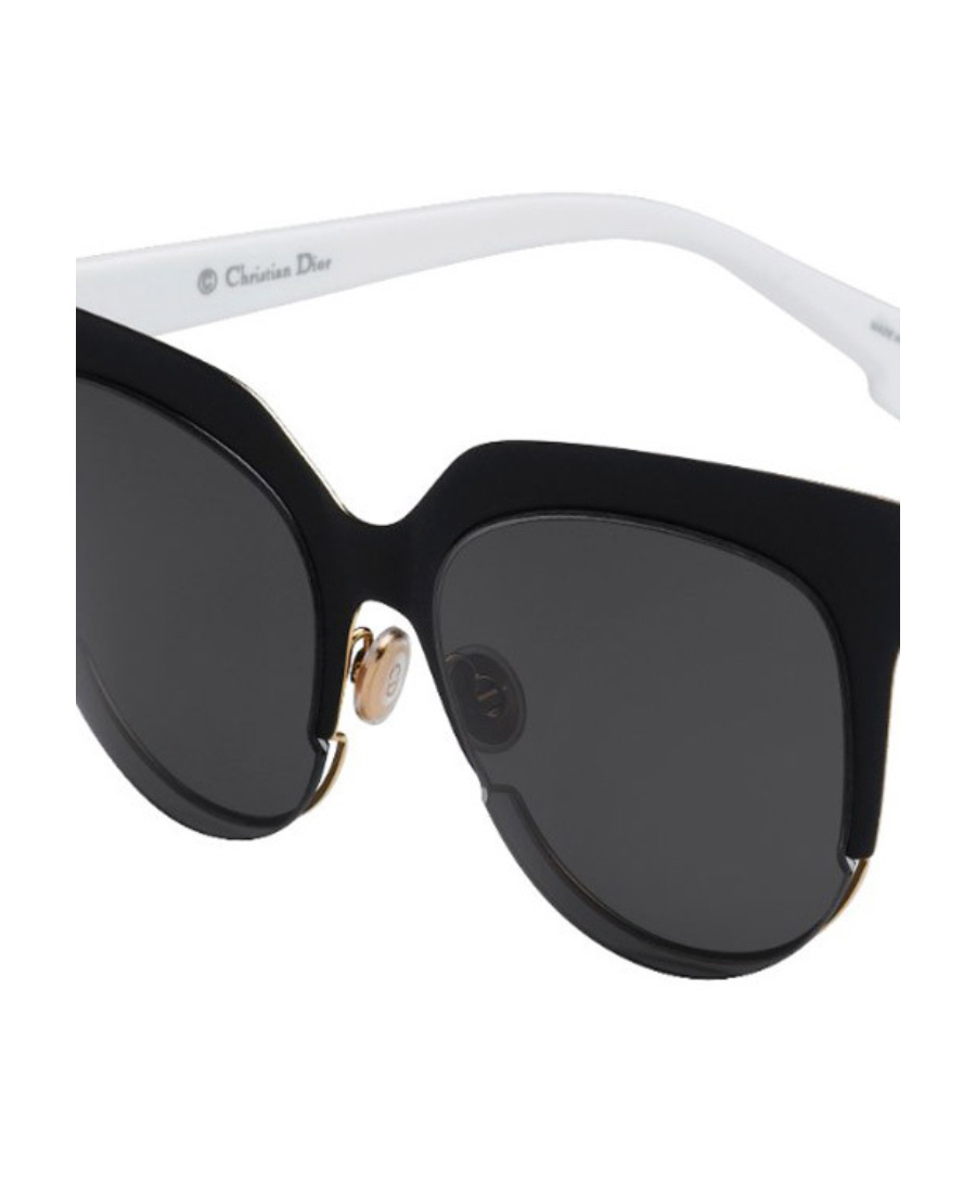 Dior Black Logo Sunglasses In Black