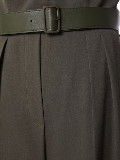 Max Mara Agguati Wool Gabardine Jumpsuit