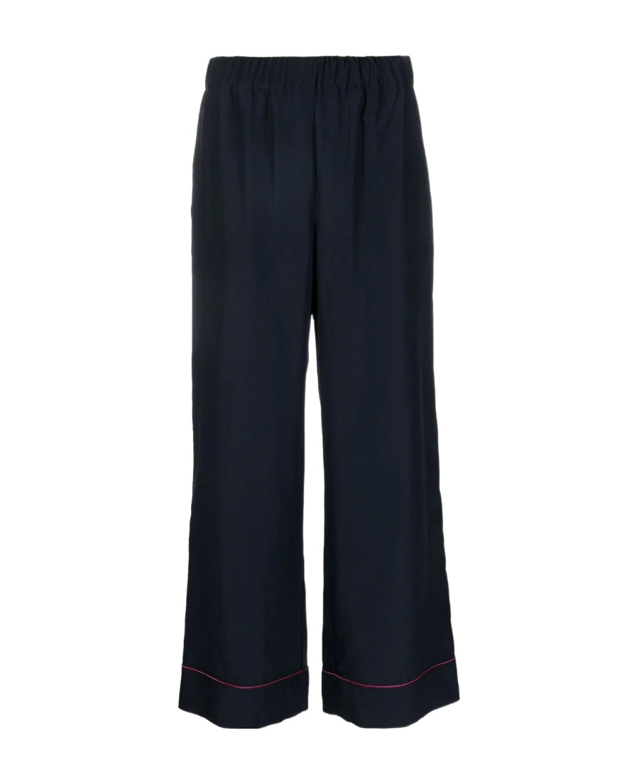 P.a.r.o.s.h Parosh Straight-leg Cropped Trousers In Black
