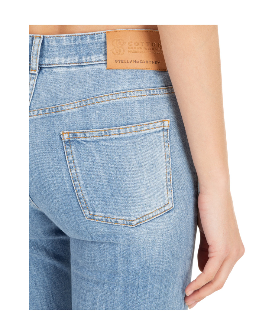 Stella Mccartney 70's Dip Dye Flared Jeans In Blue