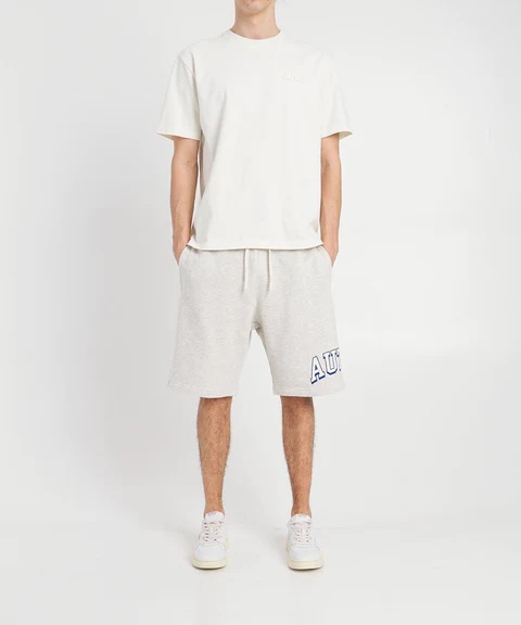 Shop Autry Logo Logo Shorts In White