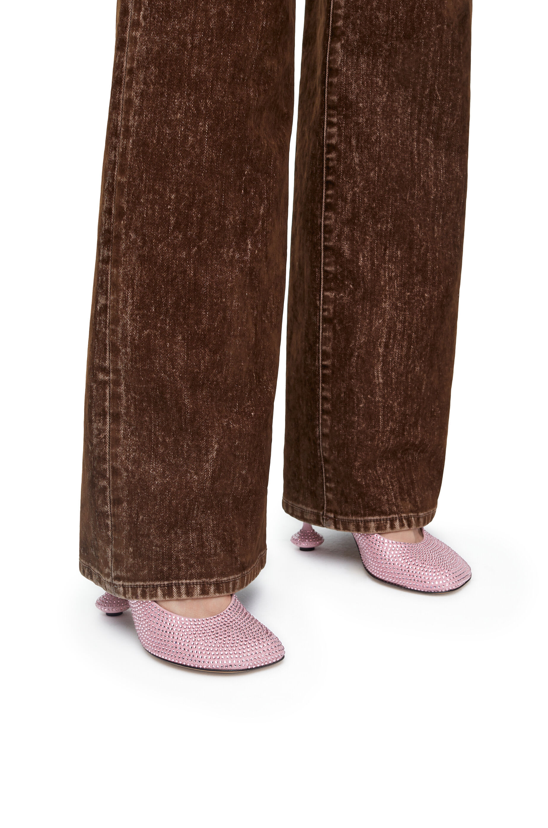Loewe Toy 90mm Leather Pumps In Pink