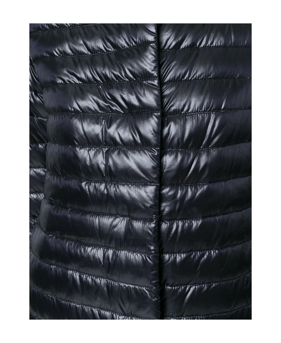 Herno Midi Padded Coat In Black