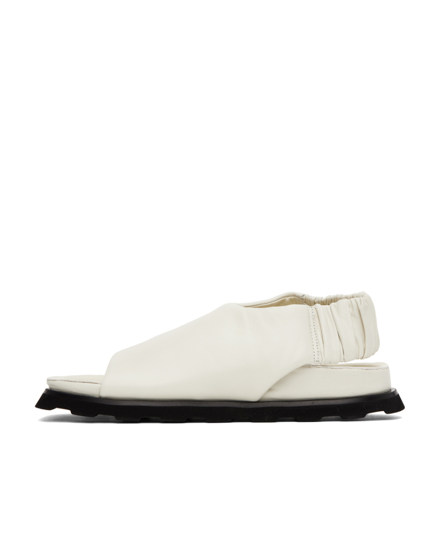 PROENZA SCHOULER SQUARE HEAD FLAT-SOLED SANDALS 