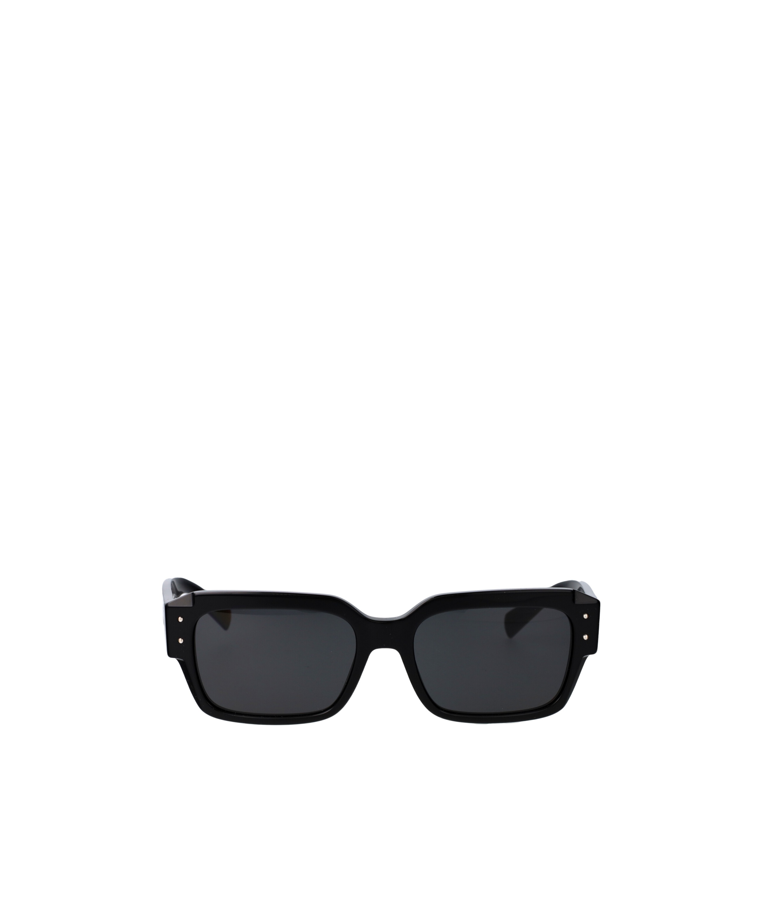 Dolce & Gabbana Black Acetate Sunglasses In Black