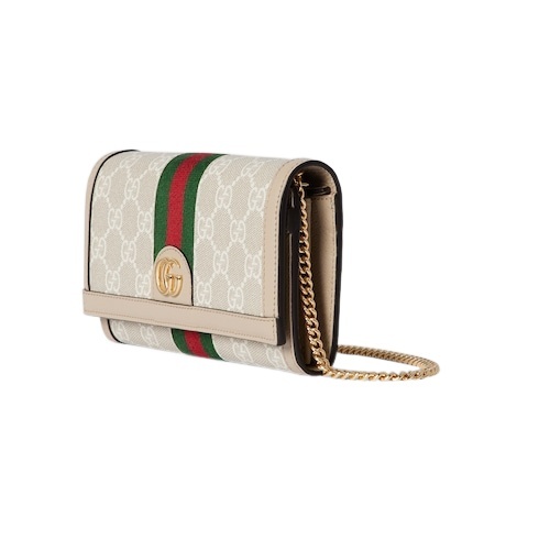 Gucci Ophidia Gg-monogram Chain Wallet