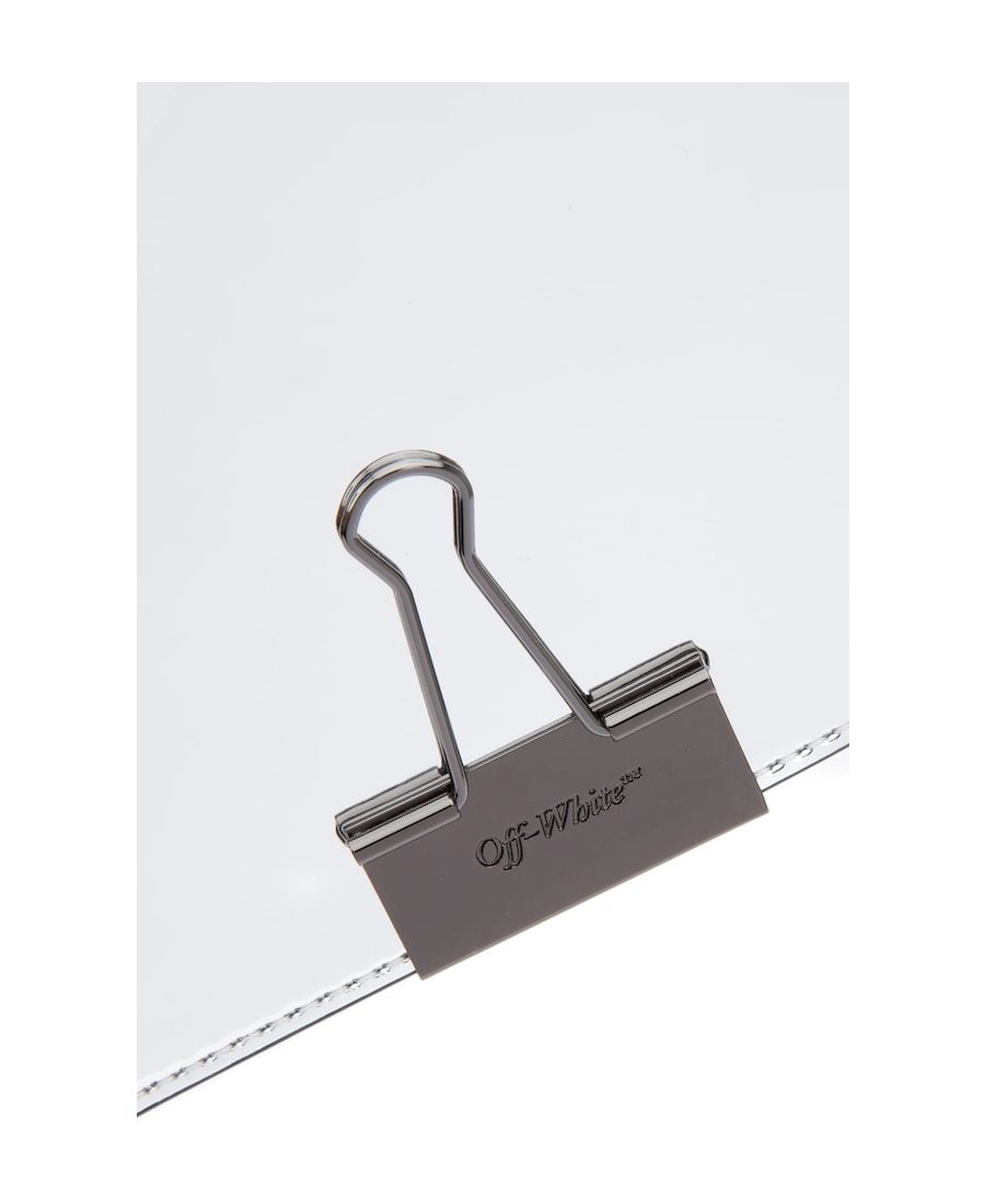 Off-white Metal Mirror Mini Shoulder Bag In White