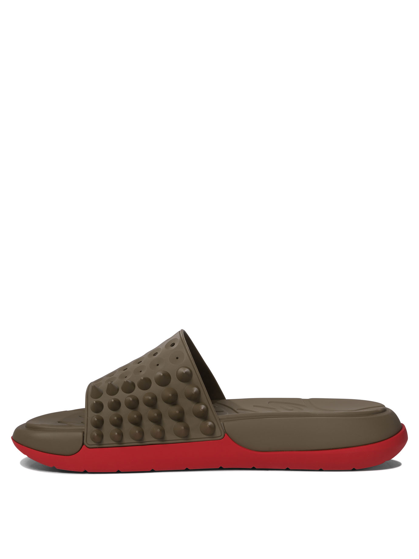 Christian Louboutin Louboutin Men Mule Take It Easy Flat Rubber In Brown