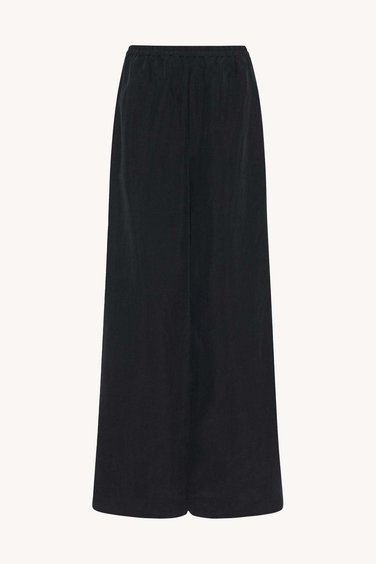 The Row Bellana Pant In Silk In Black