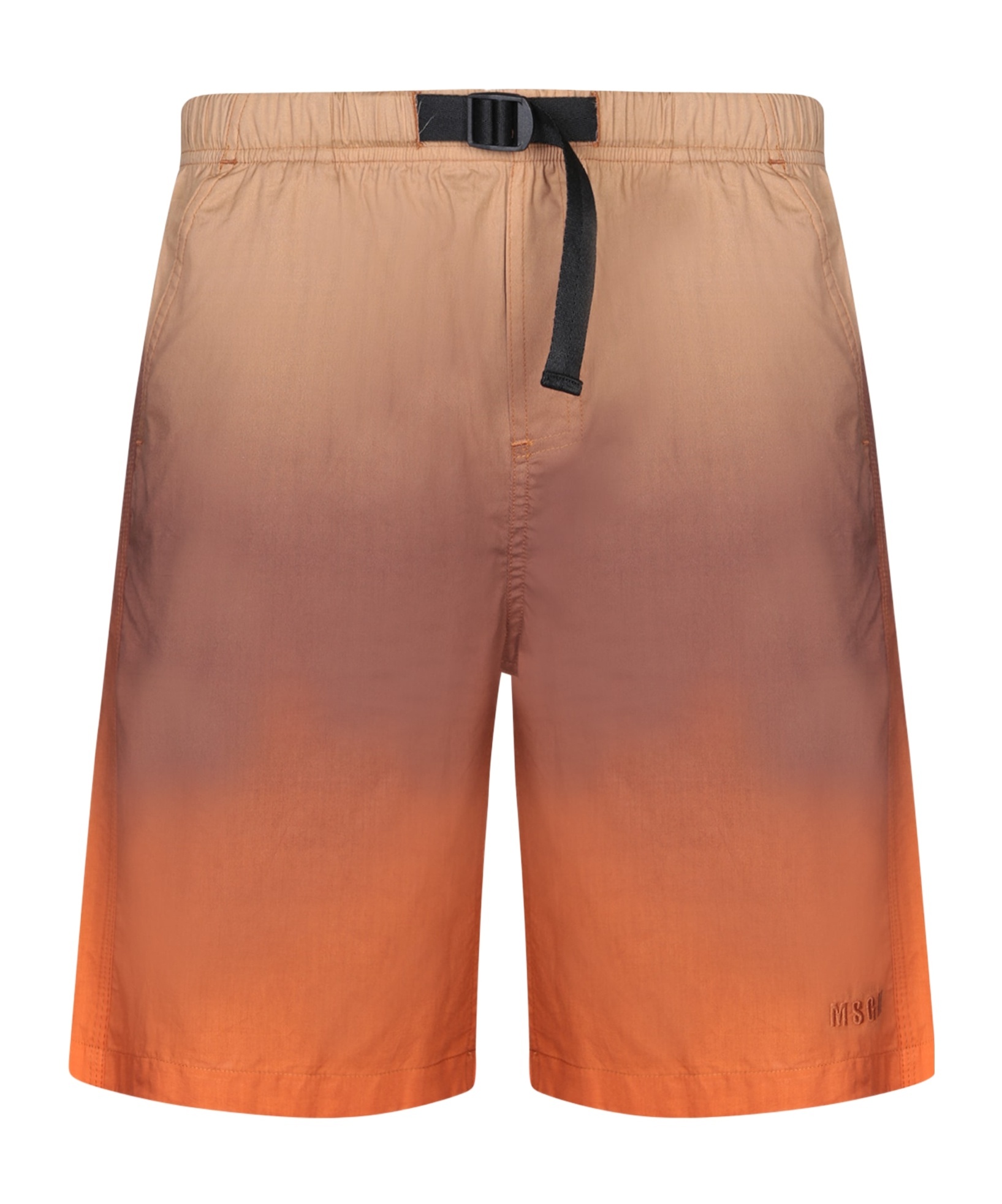 Msgm Bermuda Shorts With Elasticated Rise And Buckle Fastening For Ultimate Comfort In Pink