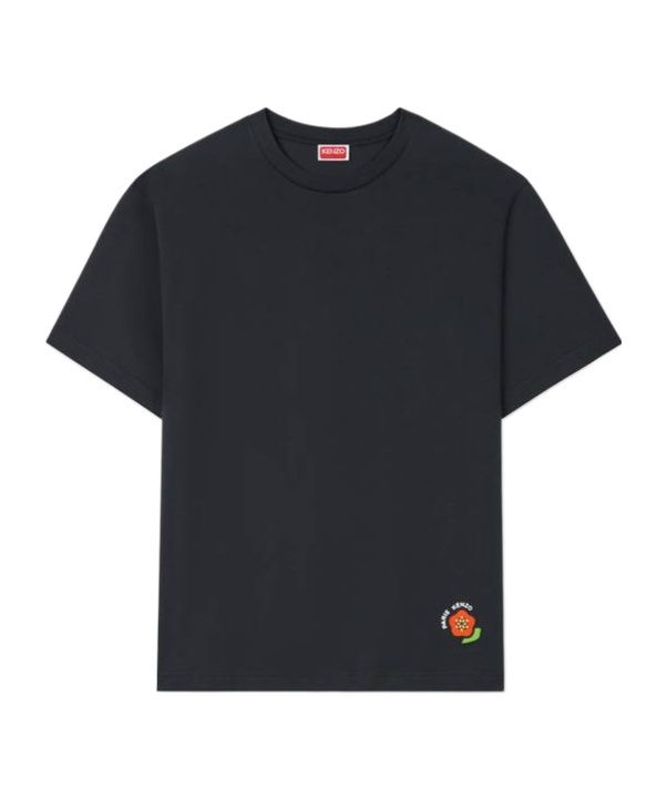 Kenzo Pop Embroidered Oversized T-shirt In Black
