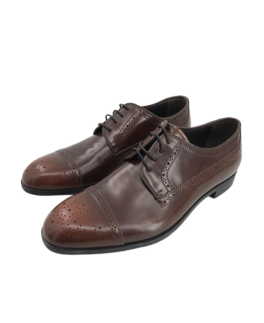 Emporio Armani Logo Business Casual Shoes In Black