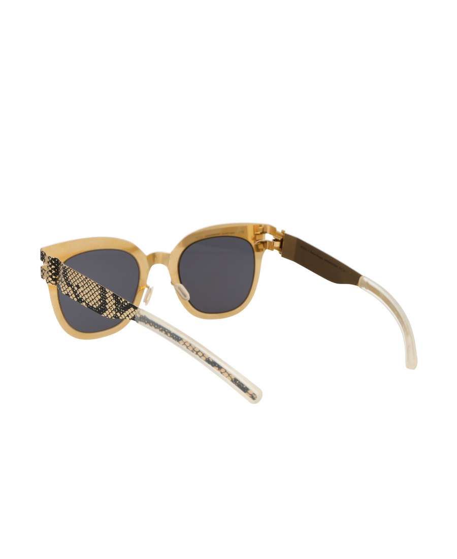 Mykita Square Frame Printed Sunglasses In Gray
