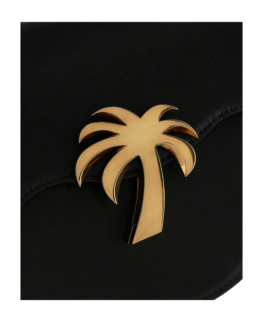 Palm Angels Palm Beach Shoulder Bag In Black