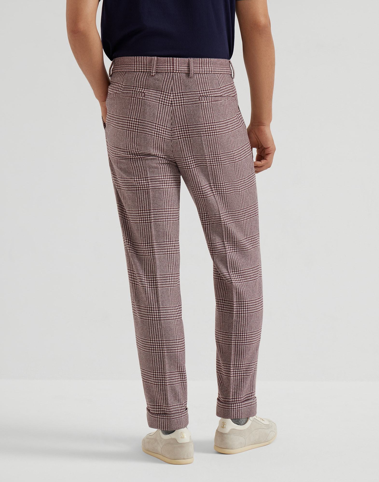 Brunello Cucinelli Pleated Cotton-cashmere Blend Trousers In Multi